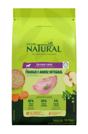 GUABI NATURAL- Perro Cachorro - Raza Mediana - Pollo y Arroz