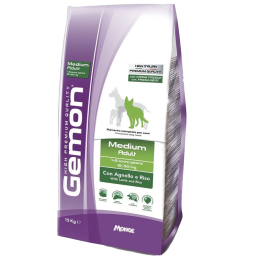 GEMON - Perro Adulto - Raza Mediana / Medium - Agnello / Cordero