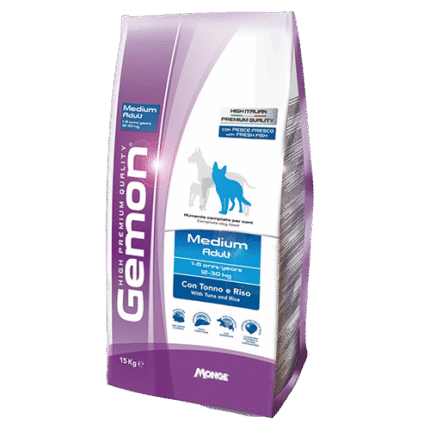 GEMON - Perro Adulto - Raza Mediana / Medium - Tonno / Atún